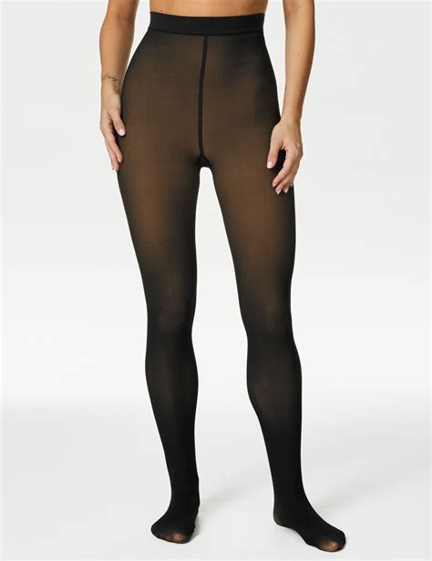 140 Denier Thermal Sheer Fleece Tights 